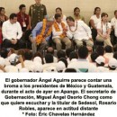 Pide Aguirre a Peña más apoyo contra la pobreza que explica que haya guerrillas
