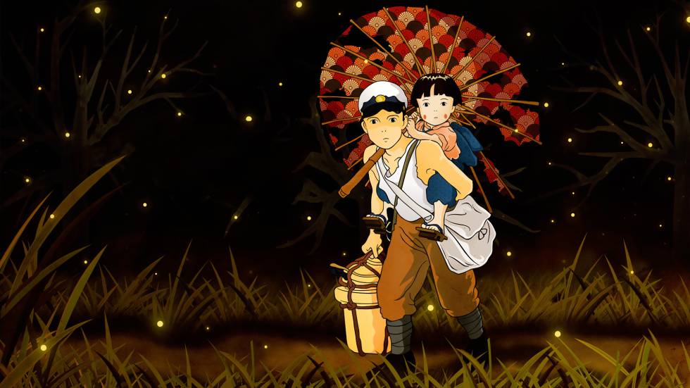 "Hotaru no Haka", ("La tumba de las luciérnagas", 1988), dirigida por Isao Takahata, producida por Estudio Ghibli.