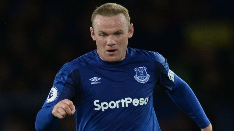 El futbolista ingles Wayne Rooney del Everton