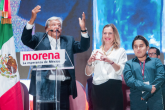 06072018-CIUDAD DE MÉXICO, 01JULIO2018.- Andrés Manuel López Obrador, virtual ganador de la elección presidencial, ofreció un mensaje en el zócalo capitalino. FOTO: DIEGO SIMÓN SÁNCHEZ /CUARTOSCURO.COM