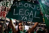 Manifestación a favor del aborto en Argentina. Foto: EFE-Archivo