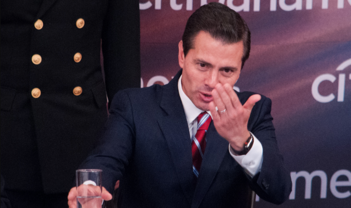 06112019-CIUDAD DE MÉXICO, 26ABRIL2018.- Enrique Peña Nieto, presidente de México, durante la clausura de la 26 Reunión Plenaria de Consejeros de Citibanamex en un hotel de Polanco. FOTO: DIEGO SIMÓN SÁNCHEZ /CUARTOSCURO.COM