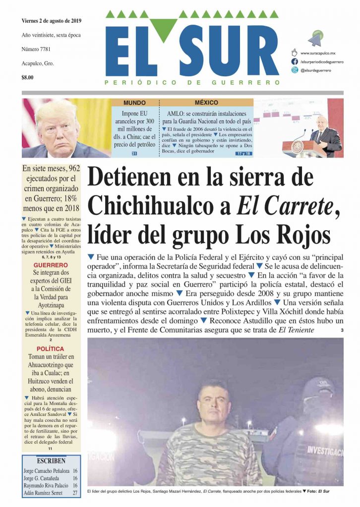 Portada El Sur 02082019