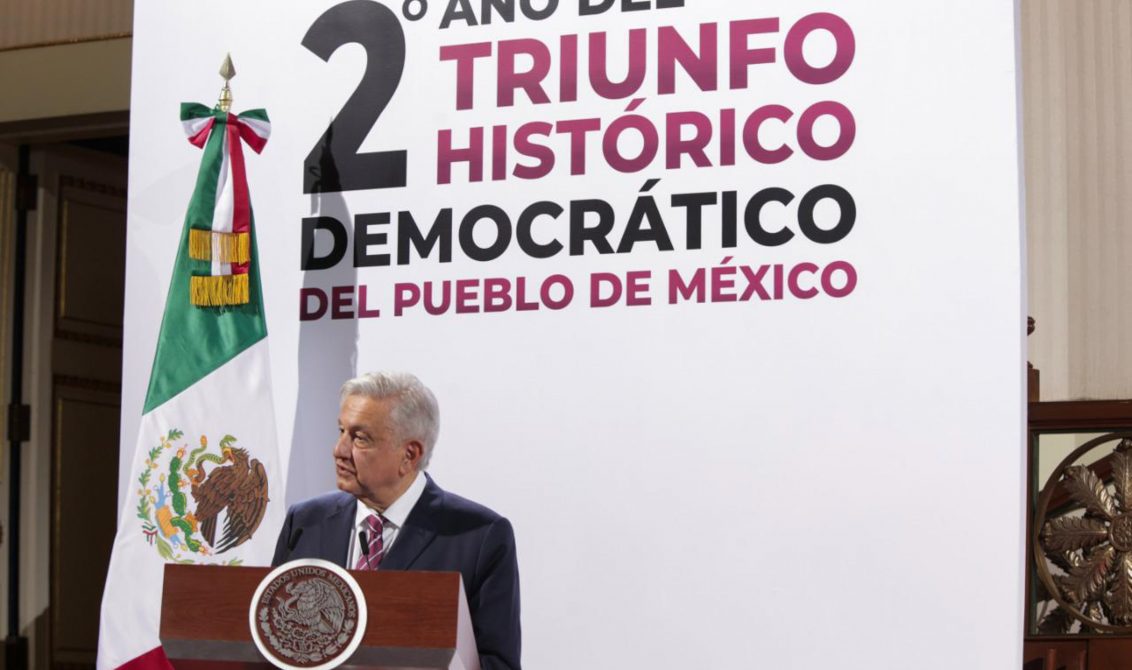 CIUDAD DE MÉXICO, 01JULIO2020.- Andrés Manuel López Obrador, Presidente de México, encabezó el evento "2 Año del Triunfo Histórico Democrático del Pueblo de México", realizado en el museo sitio del Recinto Parlamentario de Palacio Nacional. FOTO: PRESIDENCIA/CUARTOSCURO.COM