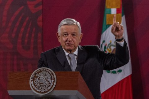 CIUDAD DE MÉXICO, 03JULIO2020.- Andrés Manuel López Obrador, presidente de México, durante la conferencia matutina en Palacio Nacional. FOTO: ANDREA MURCIA/CUARTOSCURO.COM