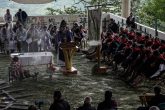 ACTEAL, CHIAPAS, 22DICIEMBRE2020.- Se llevó a cabo la conmemoración del 23 aniversario de la Masacre de Acteal donde cuarenta y cinco personas fueron asesinadas mientras celebraban una misa en el lugar de encuantro de la Organización de la Sociedad Civil Las Abejas. Durante el evento los integrantes de la organización pidieron a la Corte Interamericana de Derechos Humanos agilice la emisión del Informe de Fondo sobre el caso 12790 y haga públicas las conclusions de la investigación, el gobierno mexicano el pasado mes de septiembre acepto en un acto public la responsabilidad sobre la massacre, pero no ha habido juicios a los actors intelectuales. FOTO: JOSÉ SANTIZ /CUARTOSCURO.COM