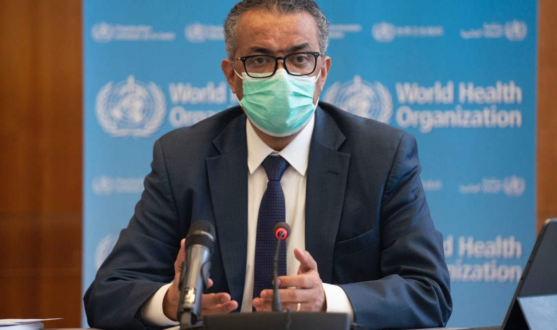 El director general de la Organización Mundial de la Salud (OMS), Tedros Adhanom Ghebreyesus, durante la reunión del Comité de Emergencias de la OMS