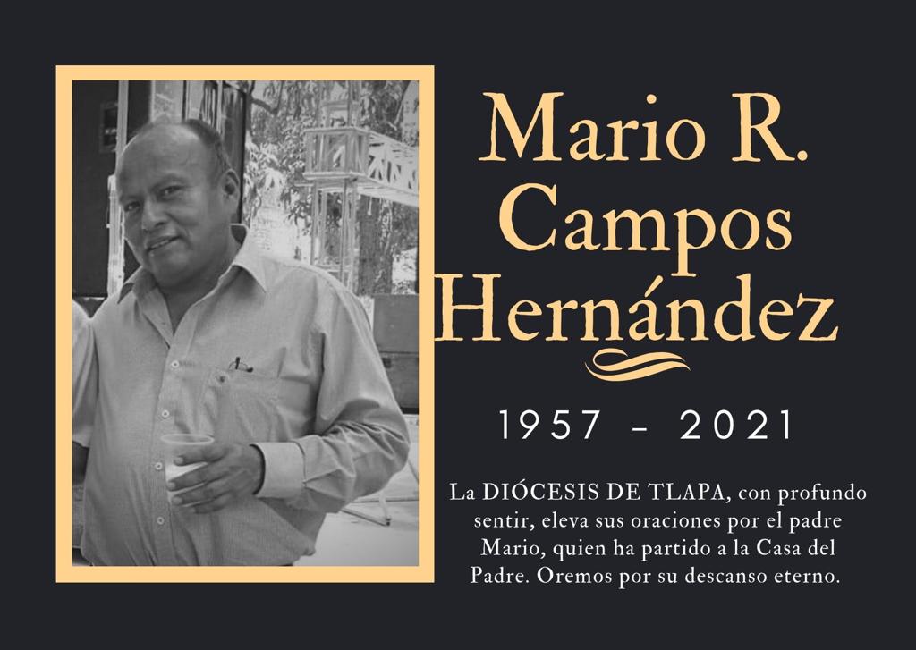 Muere por Covid-19 el cura Mario Campos, fundador de la CRAC-PC y la UPOEG