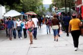 Chilpancingo Gro, 28 de junio 2021. // Habitantes de Chilpancingo pasean en el centro de Chilpancingo, y quienes han relajado las medidas sanitarias. // Foto: Jesús Eduardo Guerrero
