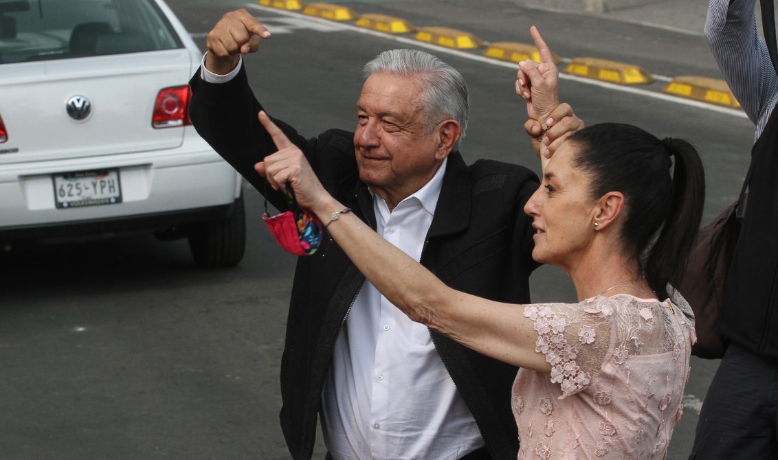 El presidente Andrés Manuel López Obrador, y la jefa de gobierno de la Ciudad de México, Claudia Sheinbaum. Foto: Cuartoscuro