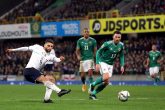 15 November 2021, United Kingdom, Belfast: Italy's Domenico Berardi in action during the 2022 FIFA World Cup European qualifiers Group C soccer match between Northern Ireland and Italy at Windsor Park Stadium. Photo: Liam Mcburney/PA Wire/dpa