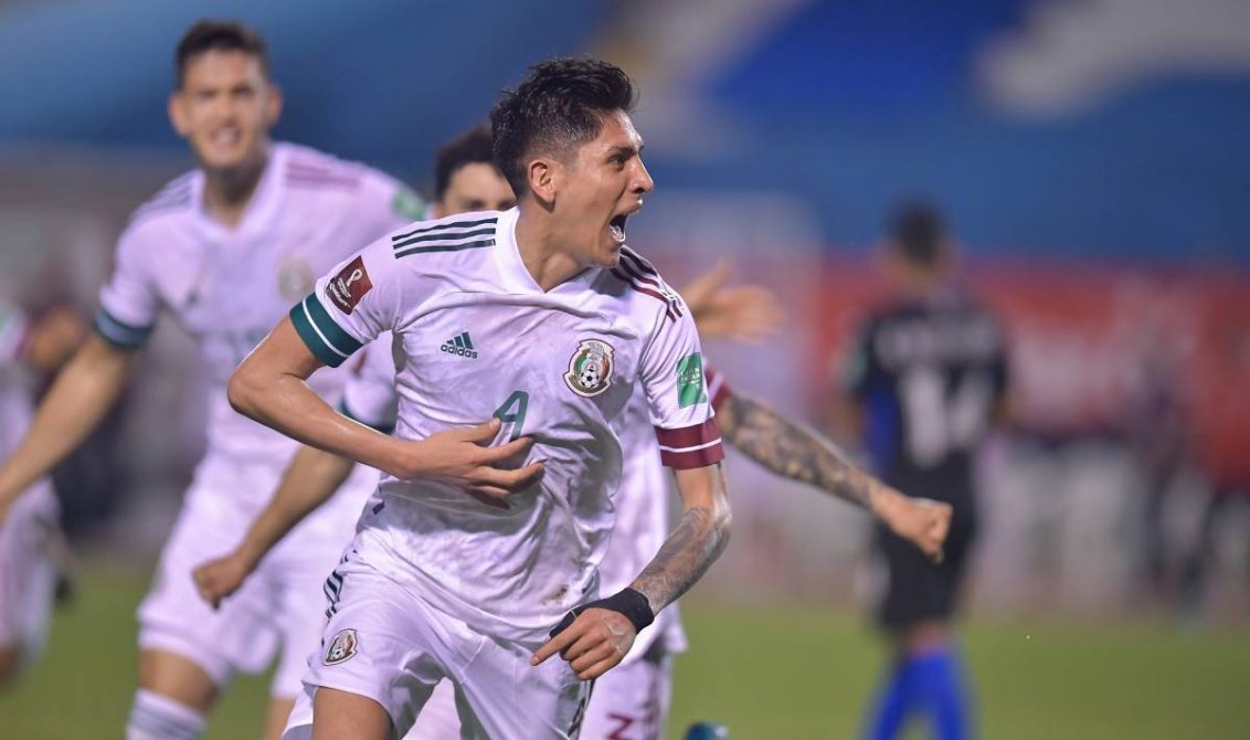Con un gol de Edson Álvarez hasta el minuto 70, la selección mexicana se impuso ayer 1-0 en la cancha del estadio Olímpico Metropolitano, en San Pedro Sula, Honduras. Foto: tomada de internet