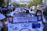 10 de mayo del 2022 Las madres integrantes del Colectivo de Familias de Acapulco en Busca de sus Desaparecidos, en la manifestación y marcha que realizaron ayer en la Costera. Foto: Carlos Alberto Carbajal