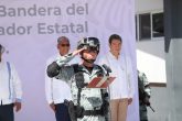 El general de brigada diplomado de Estado Mayor Ulises Orduña Campos rindió protesta el 16 de agosto de 2024 como nuevo comisario jefe de la Guardia Nacional en Guerrero, en el cuartel de Petaquillas, al sur de Chilpancingo. Foto Jesús Eduardo Guerrero