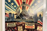 Uno de los carteles que circulan en las calles de Chicago para llamar a la marcha del Primero de Mayo que tiene como consigna la defensa de los derechos de los migrantes t Foto: Manuel Martínez Santamaría