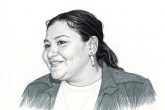 La periodista Yolanda de la Cruz. Imágenes: Fábrica de Periodismo, a partir de una fotografía cortesía de su familia