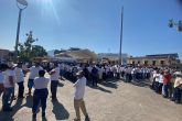 Autoridades municipales y comunitarias, integrantes de organizaciones sociales y ciudadanos en general del municipio de Ayutla, ayer en la Plaza de la Paz. Foto: El Sur